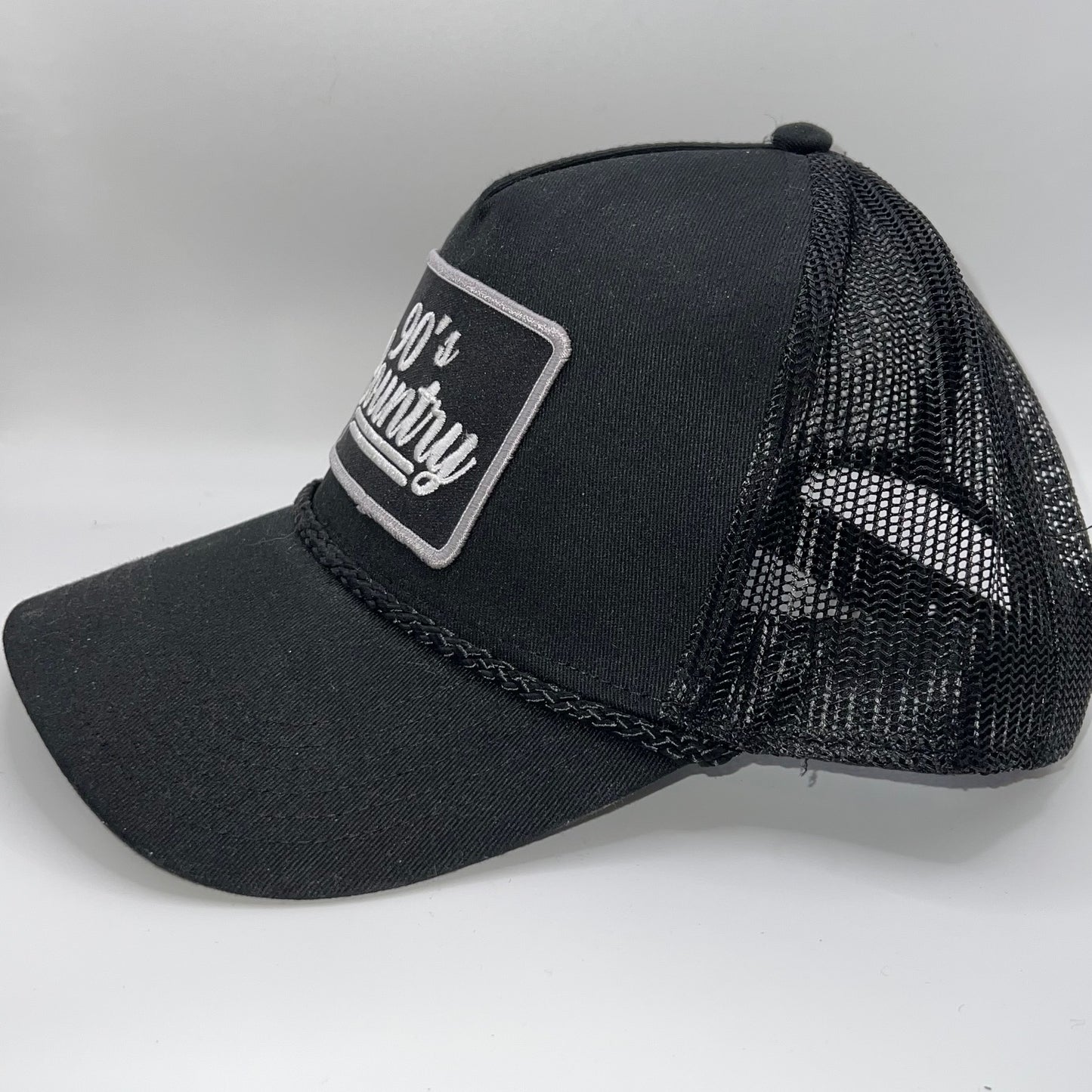 90's Country Patch Snapback Cap – Black Trucker | Otto & Port Rope Caps
