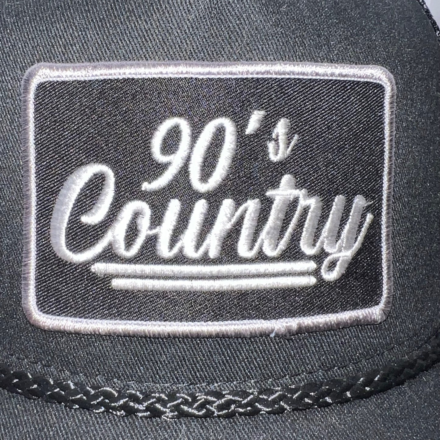 90's Country Patch Snapback Cap – Black Trucker | Otto & Port Rope Caps