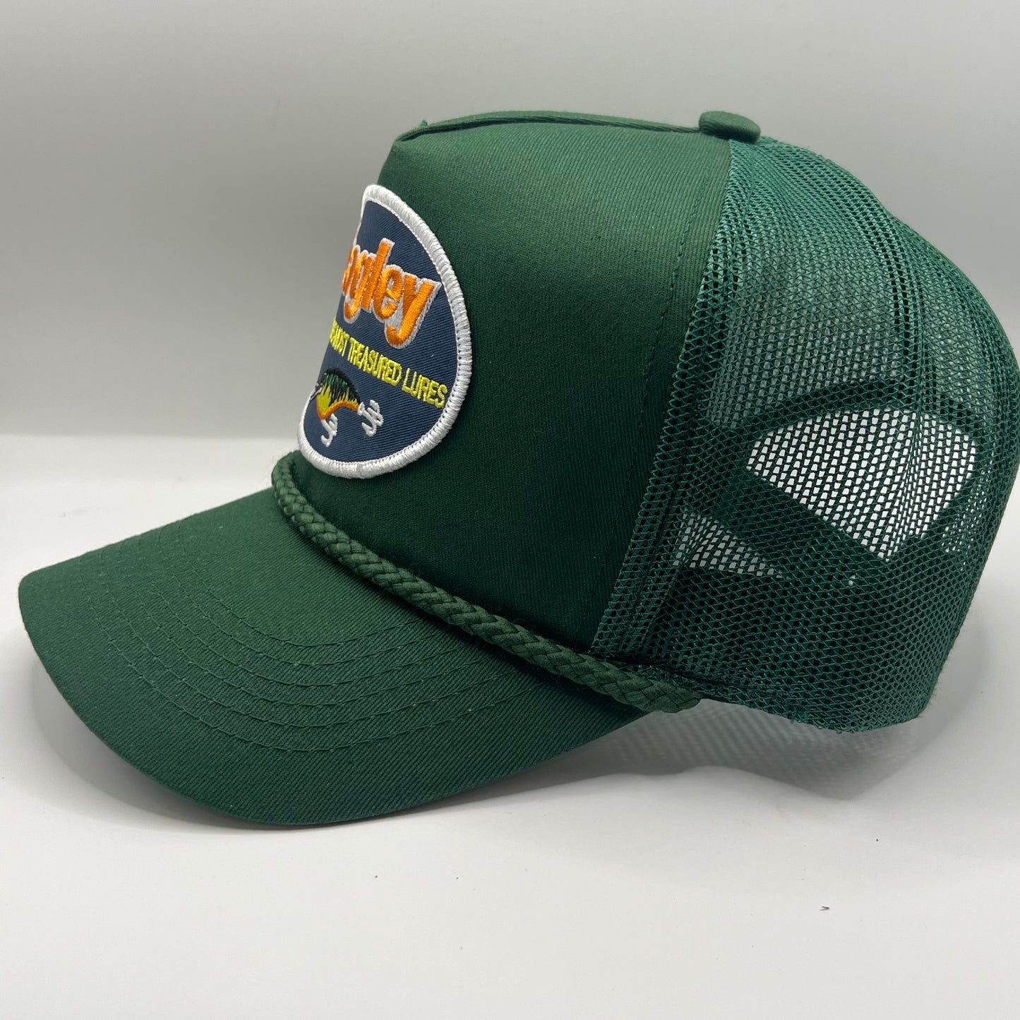 Bagley Fishing Lures Patch Cap | Green Rope Trucker Snapback