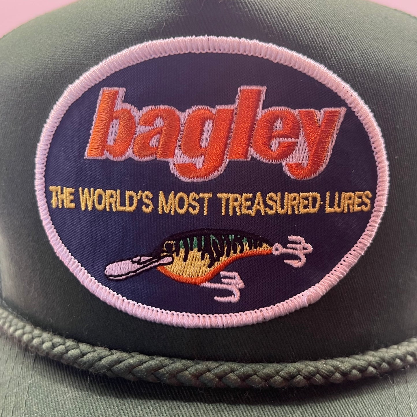 Bagley Fishing Lures Patch Cap | Green Rope Trucker Snapback