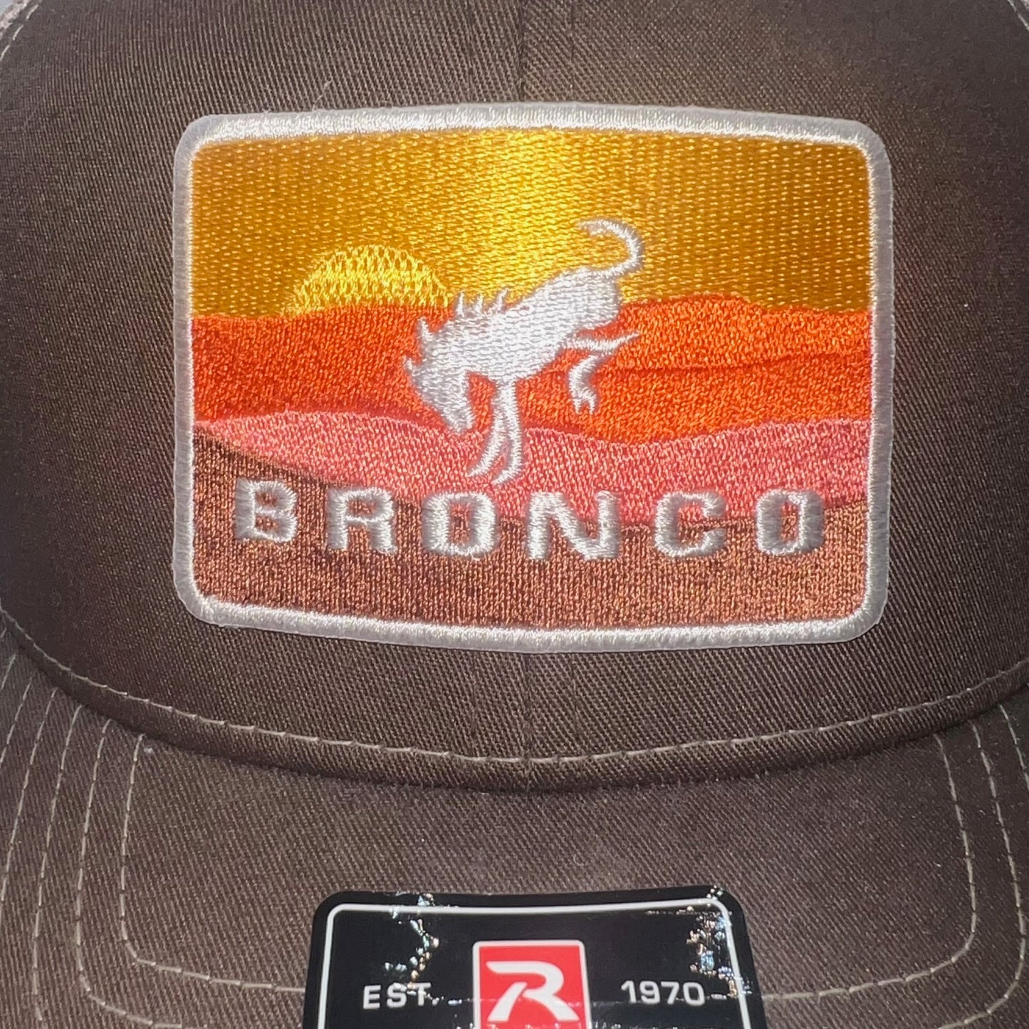 Richardson 112 Ford Bronco Retro Sunset Trucker Cap