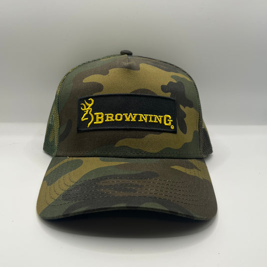 Browning Patch Cap | Camo Trucker Snapback