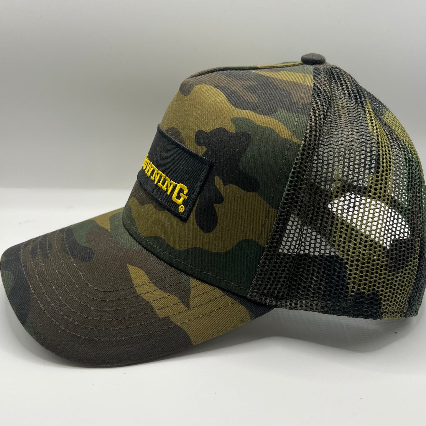 Browning Patch Cap | Camo Trucker Snapback