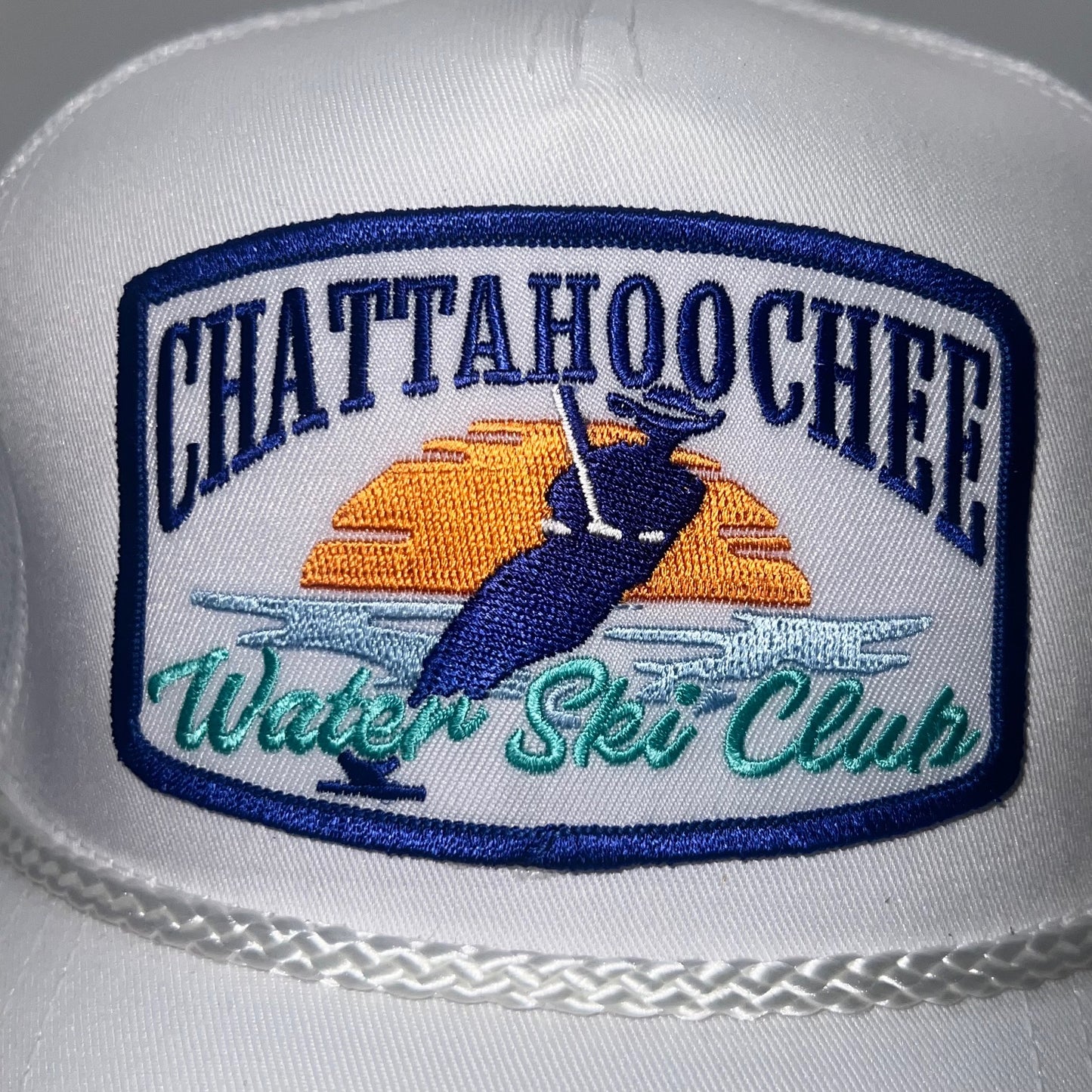 Chattahoochee Water Ski Club Patch Cap – White Otto Rope Trucker