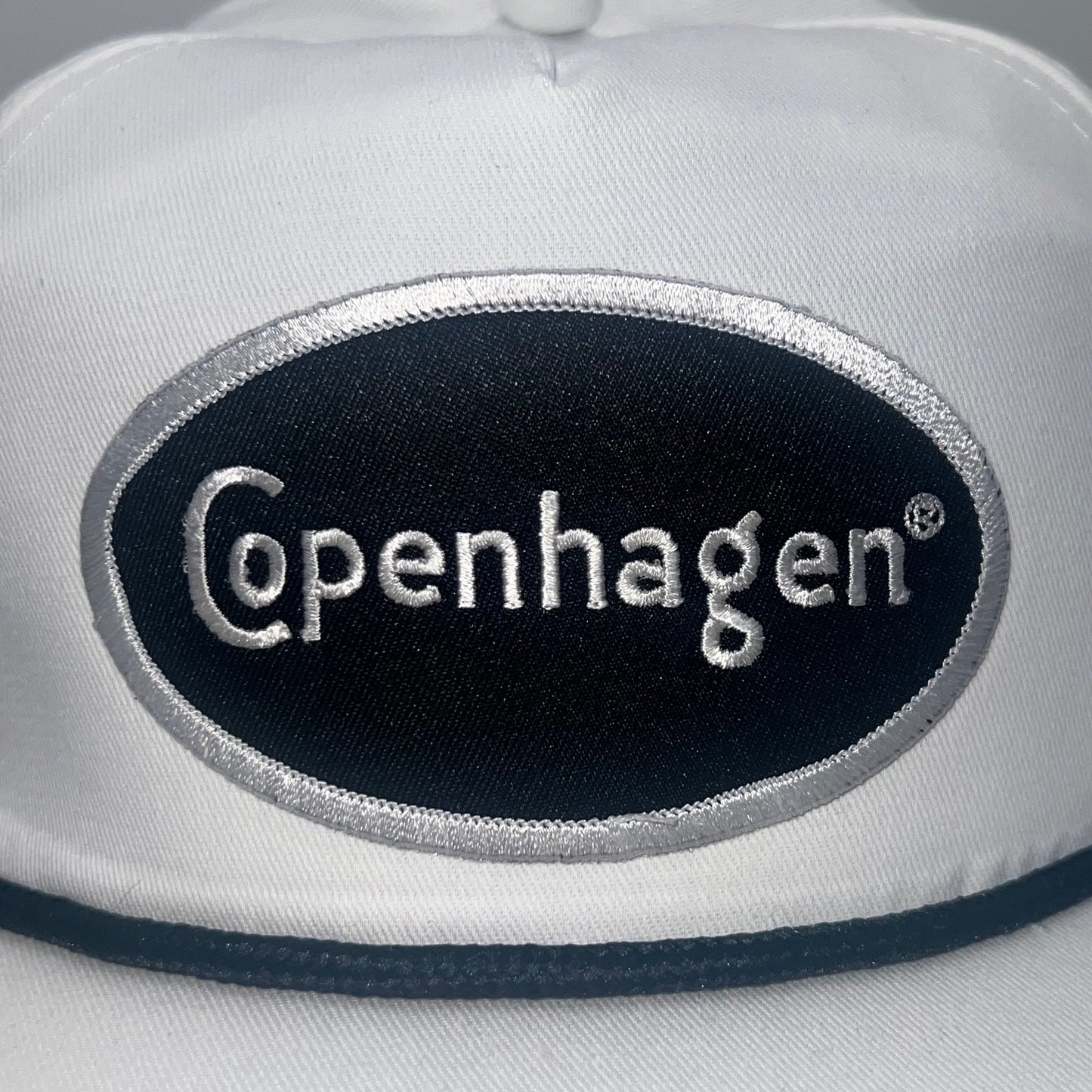 Copenhagen Patch Cap | Port Authority Rope Snapback Cap | White