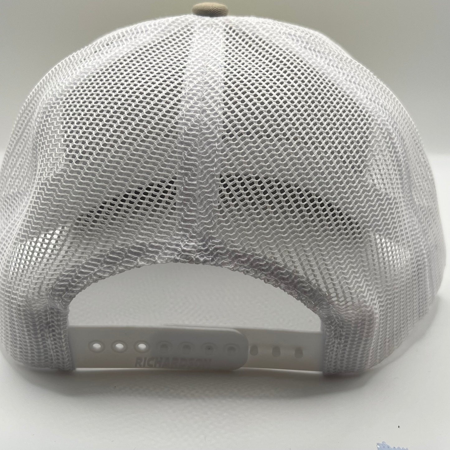 John Deere Vintage Patch Richardson 112 Trucker Cap | Khaki White Farm Hat