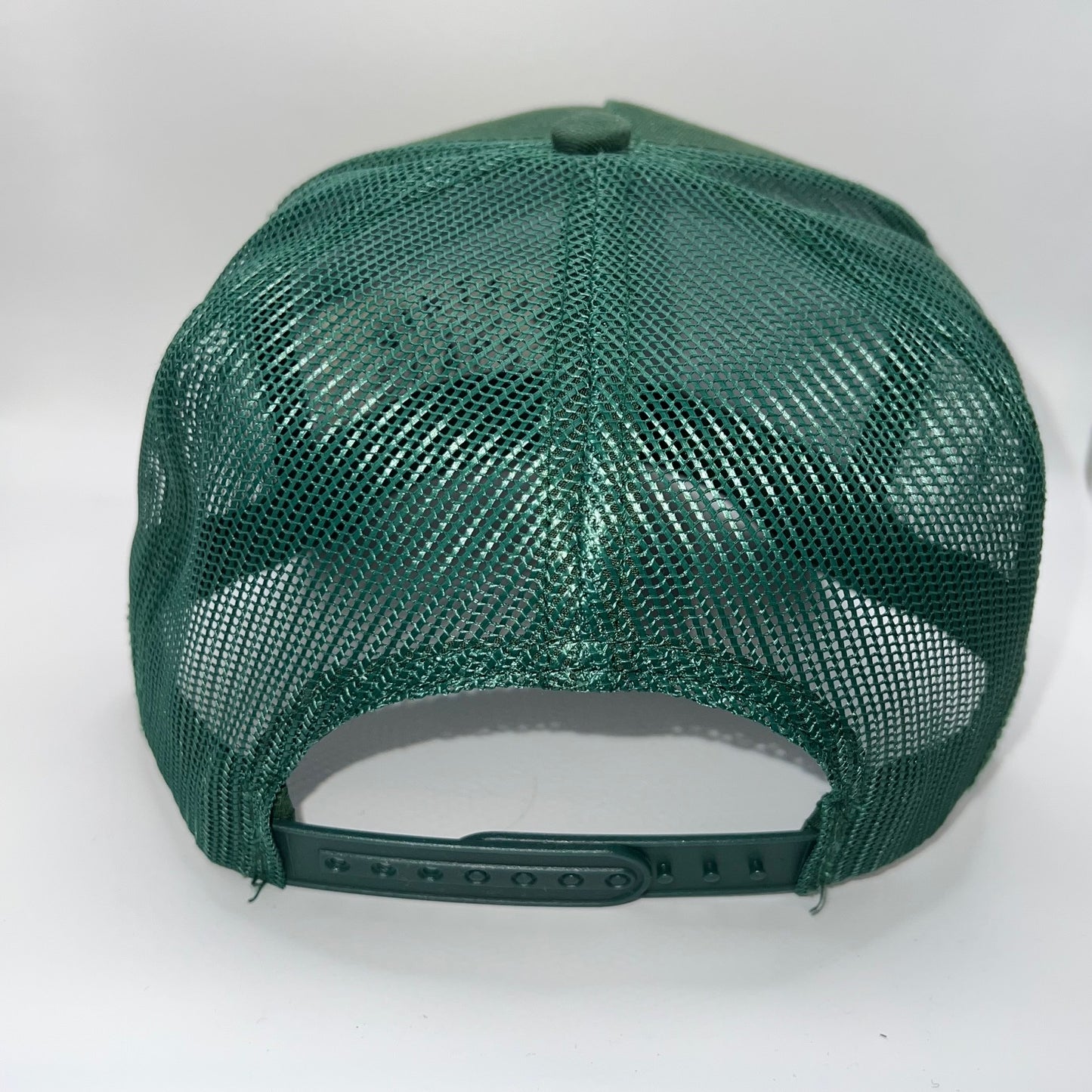 Farm King Vintage Patch Cap Green Rope Trucker Farm Corn Hat