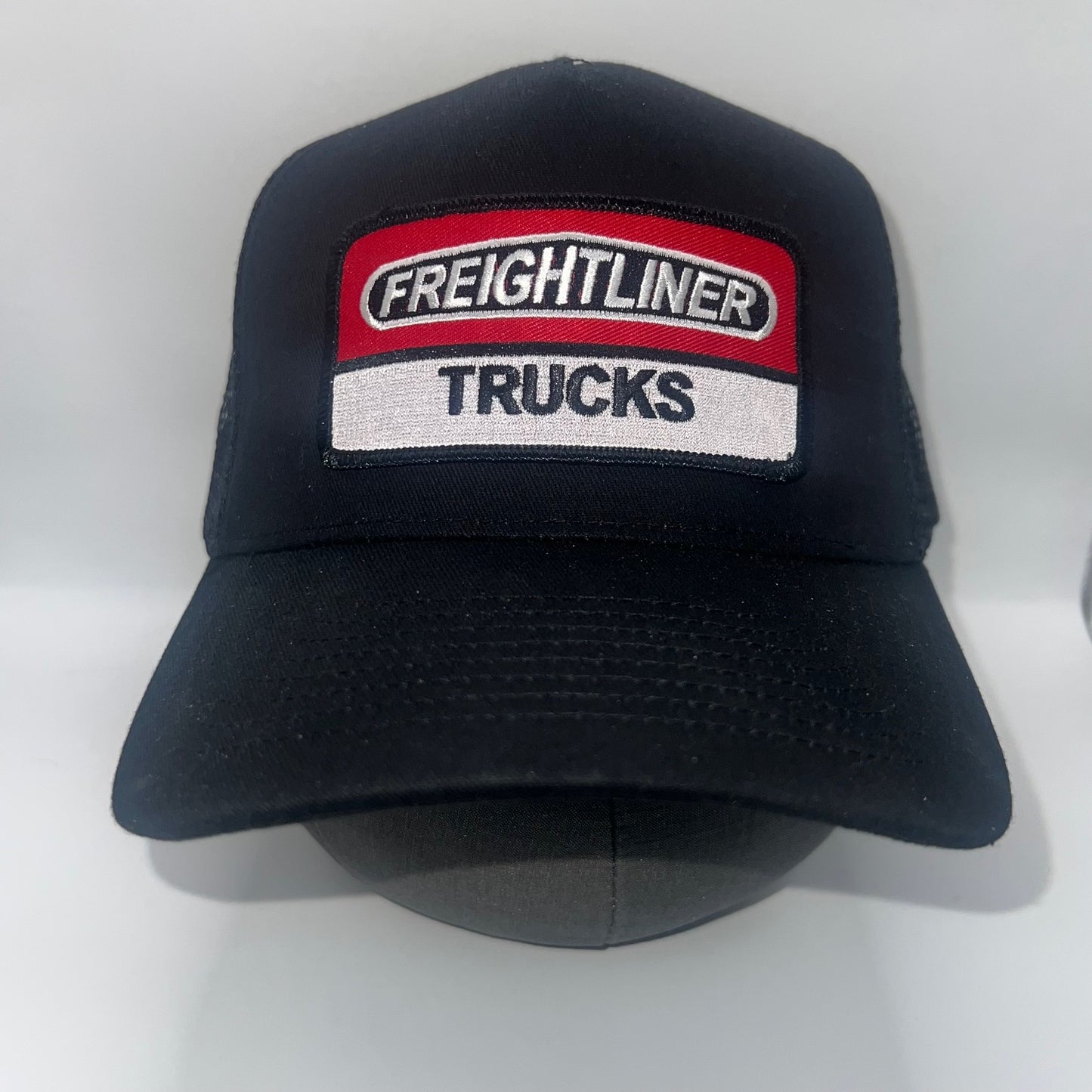 Freightliner Trucks Patch Cap | Cobra Cap Black Mesh Snapback Trucker