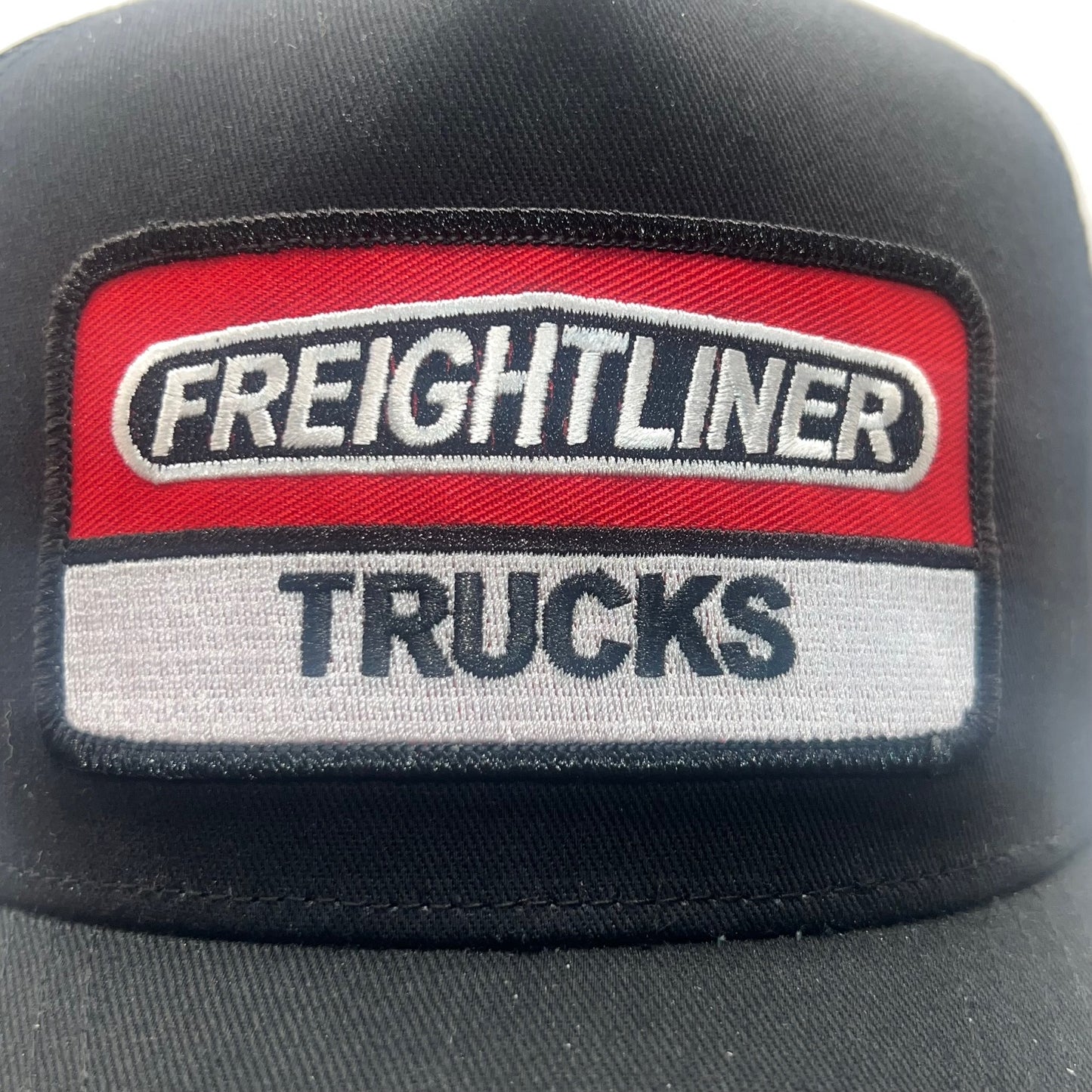 Freightliner Trucks Patch Cap | Cobra Cap Black Mesh Snapback Trucker