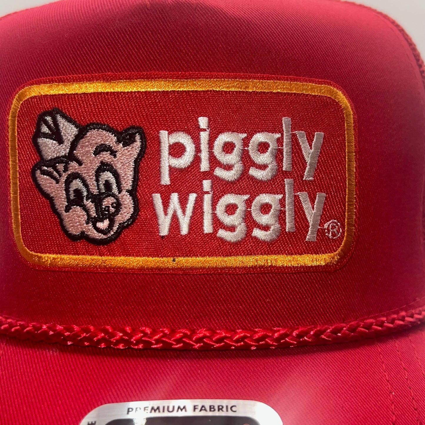 Piggly Wiggly Patch Cap | Red Otto Five-Star Rope Trucker Snapback