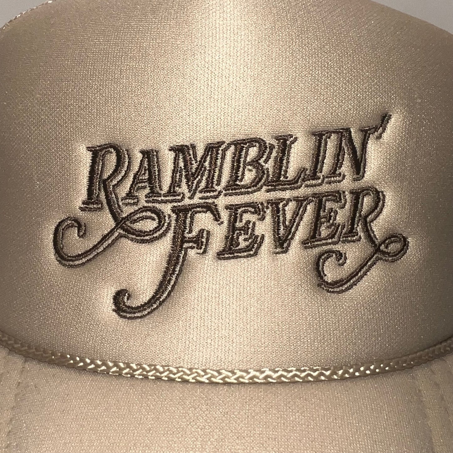 Ramblin' Fever Otto Foam Embroidered Front Mesh Back Trucker Cap – Merle Haggard