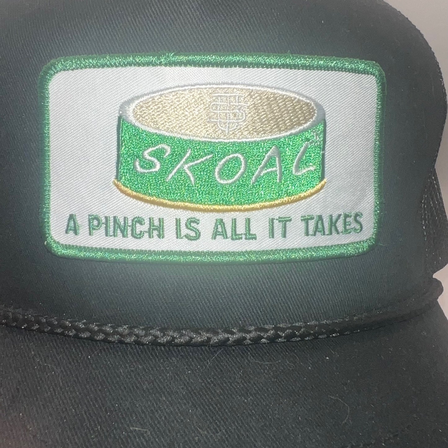 Skoal "A Pinch Is All It Takes" Patch Cap | Outdoor Cap Trucker