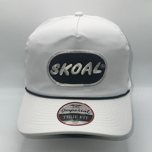 Skoal Patch Cap Tobacco | Imperial Rope Snapback Cap | White