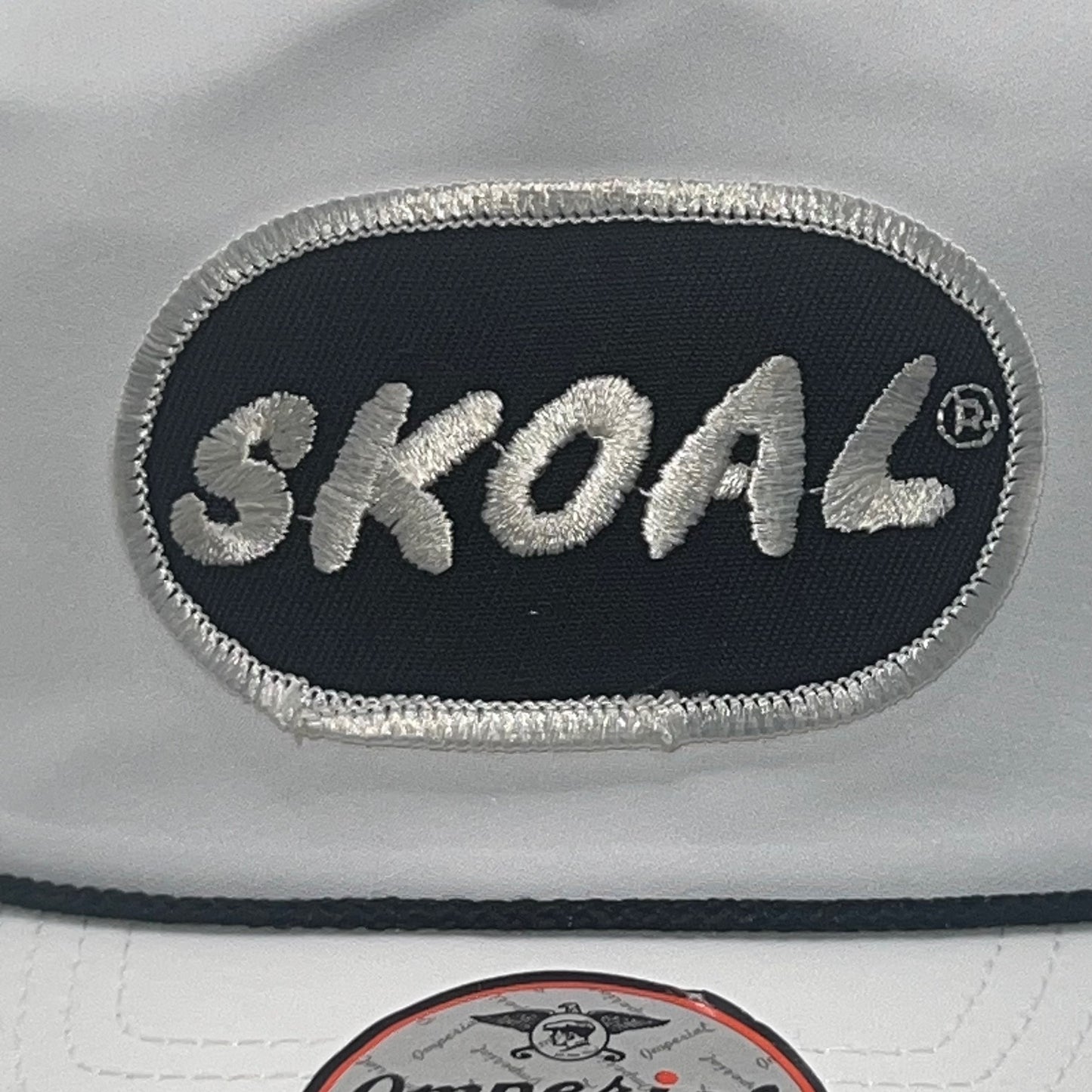 Skoal Patch Cap Tobacco | Imperial Rope Snapback Cap | White
