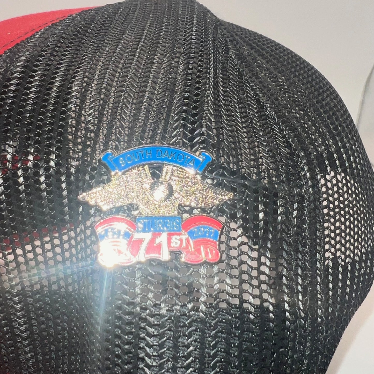 2011 Sturgis Motorcycle Run Richardson 112 Trucker Cap w/ FREE 71st Rally Collector Pin
