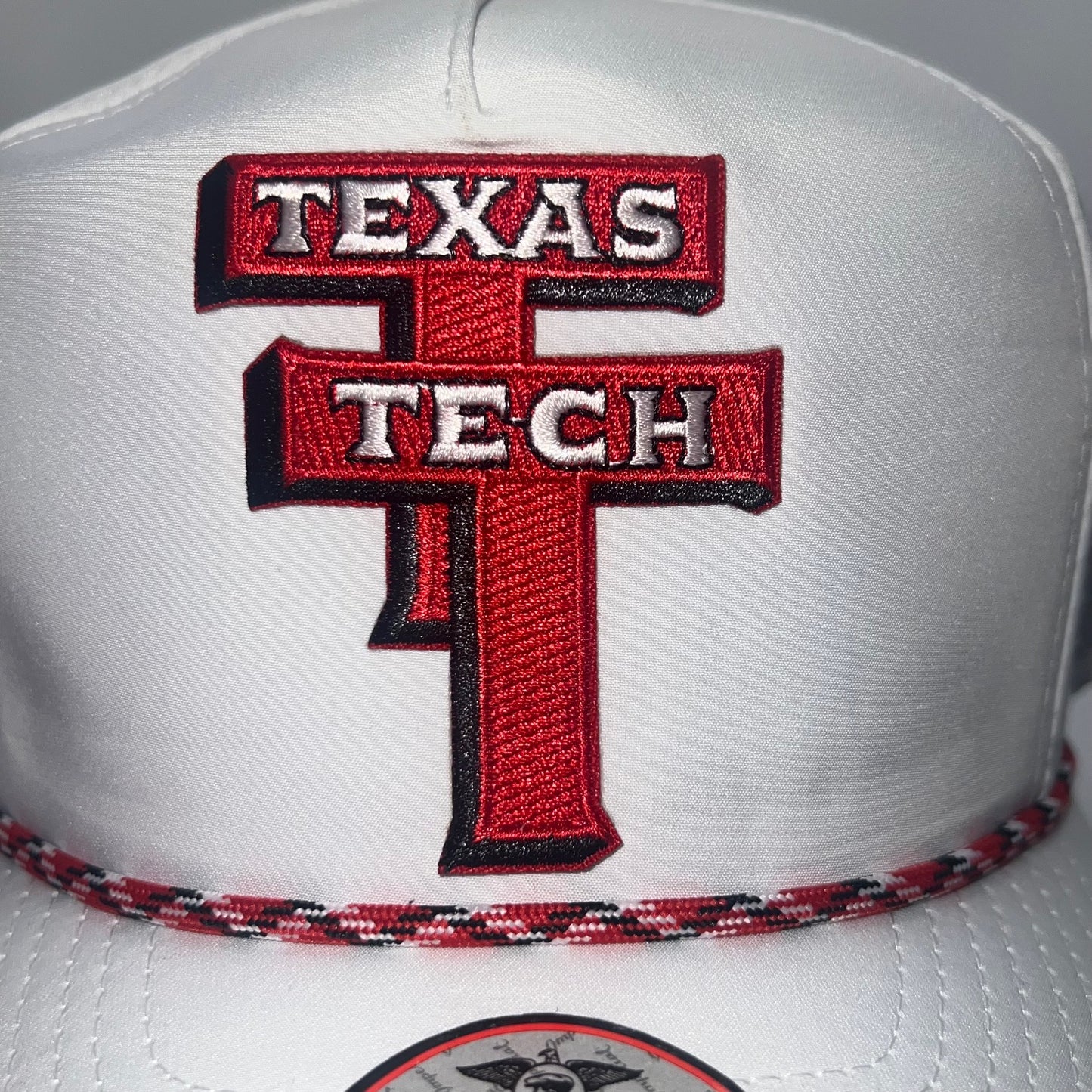 Texas Tech Red Raiders Imperial True Fit White Rope Cap | Patch Cap
