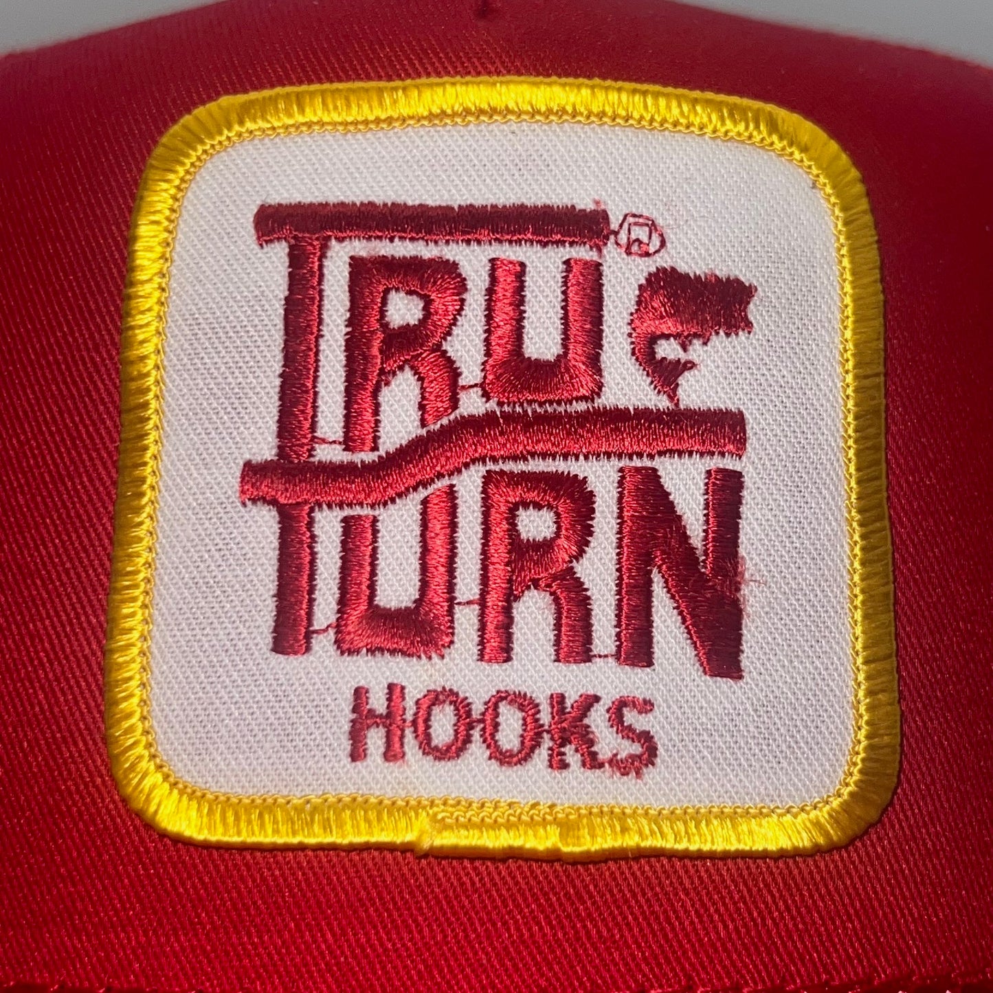 Tru Turn Hooks Patch Cap | Otto Red Rope Trucker Snapback Fishing