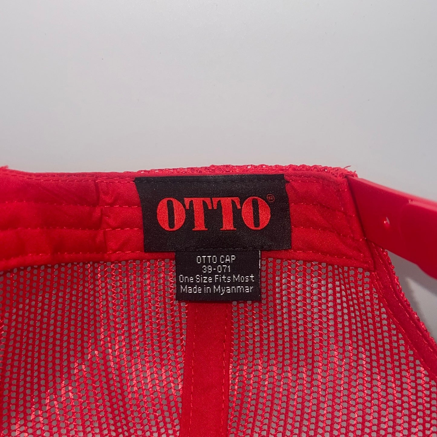 Tru Turn Hooks Patch Cap | Otto Red Rope Trucker Snapback Fishing