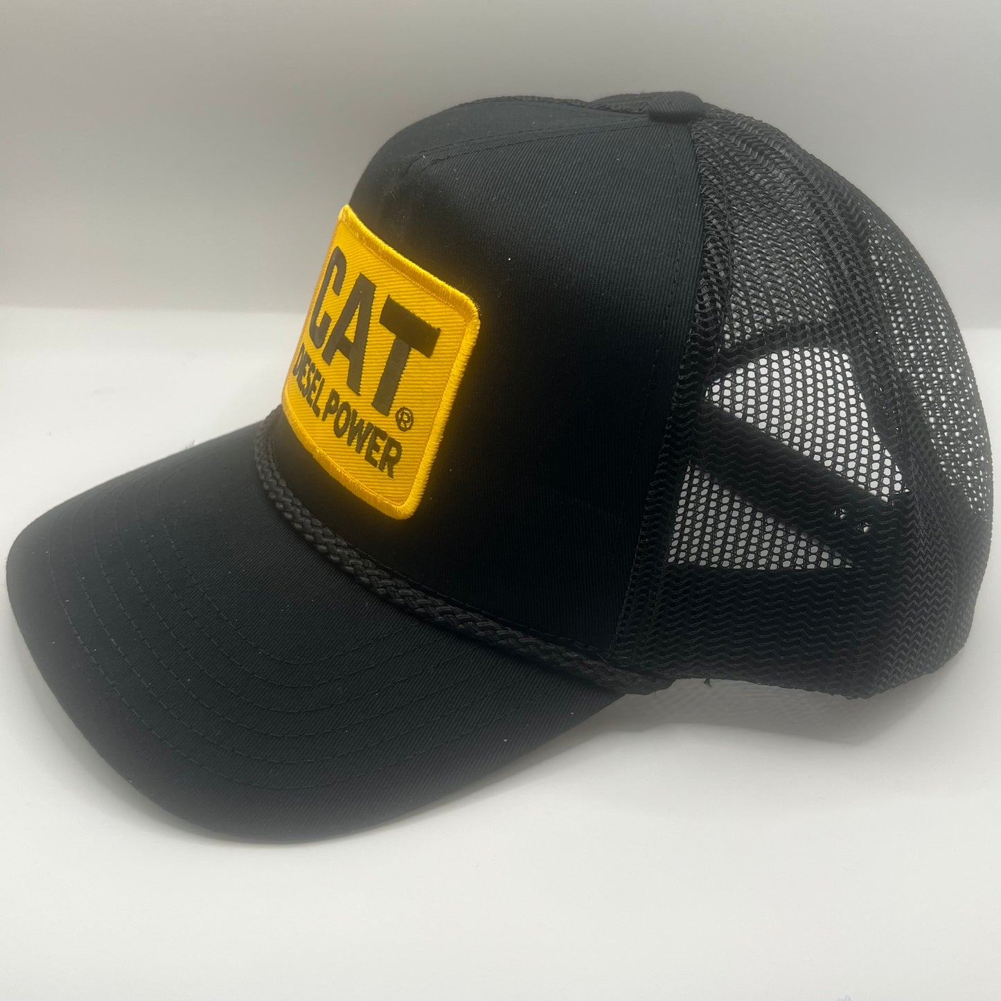 The Snowman's CAT Diesel Power Patch Cap | Black Trucker Snapback