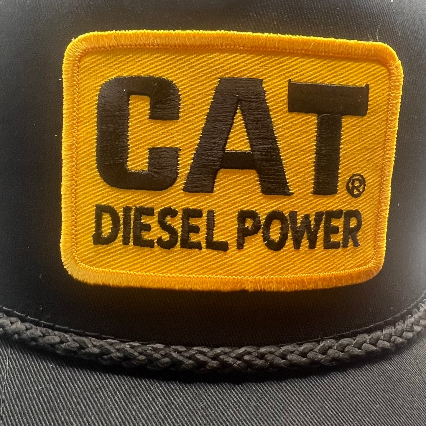 The Snowman's CAT Diesel Power Patch Cap | Black Trucker Snapback