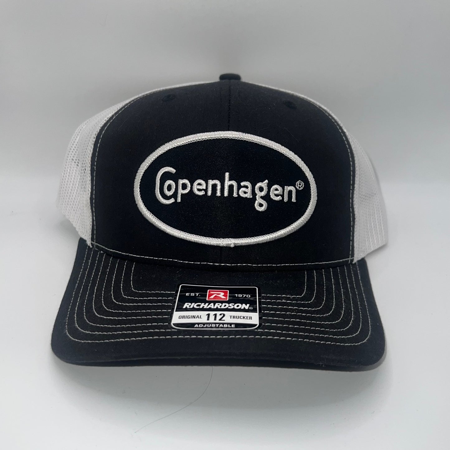 Richardson 112 Copenhagen Black & White Trucker Cap (2 styles)