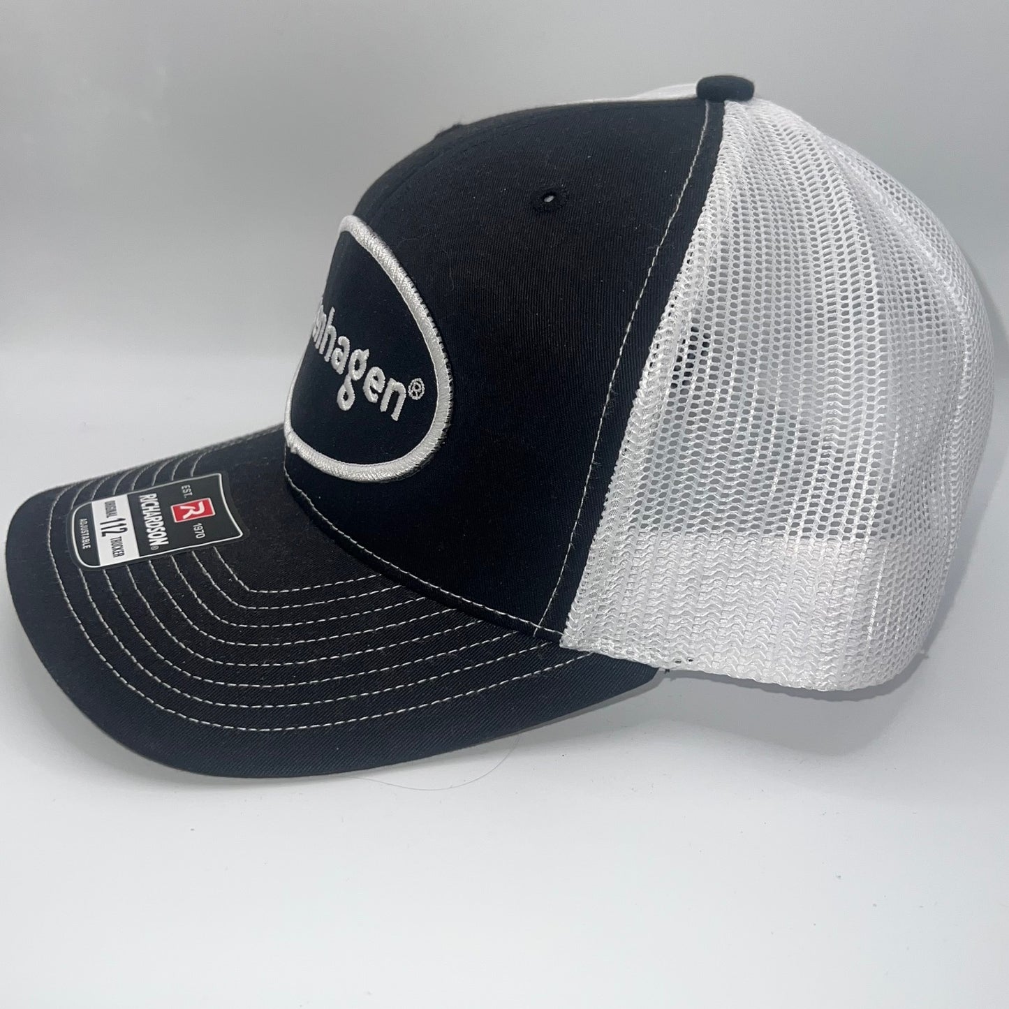 Richardson 112 Copenhagen Black & White Trucker Cap (2 styles)