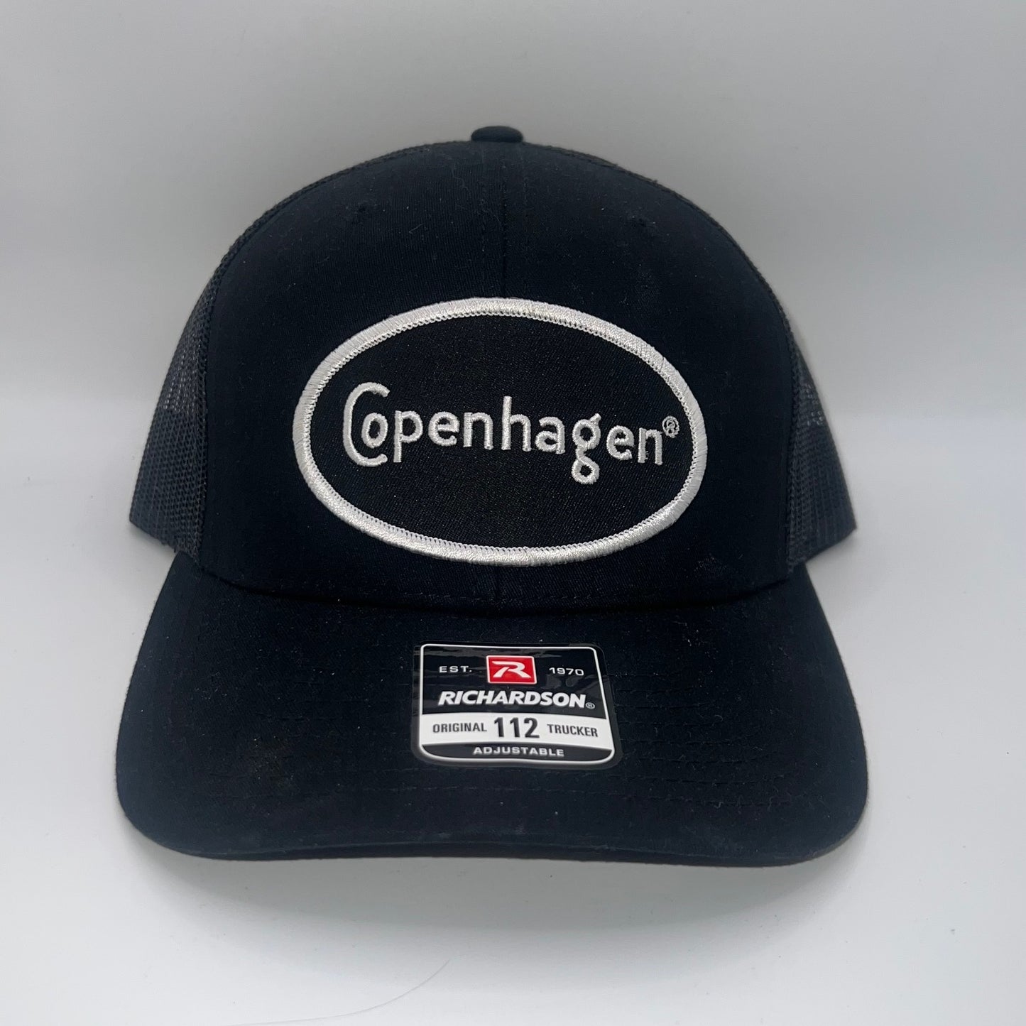 Richardson 112 Copenhagen Black & White Trucker Cap (2 styles)