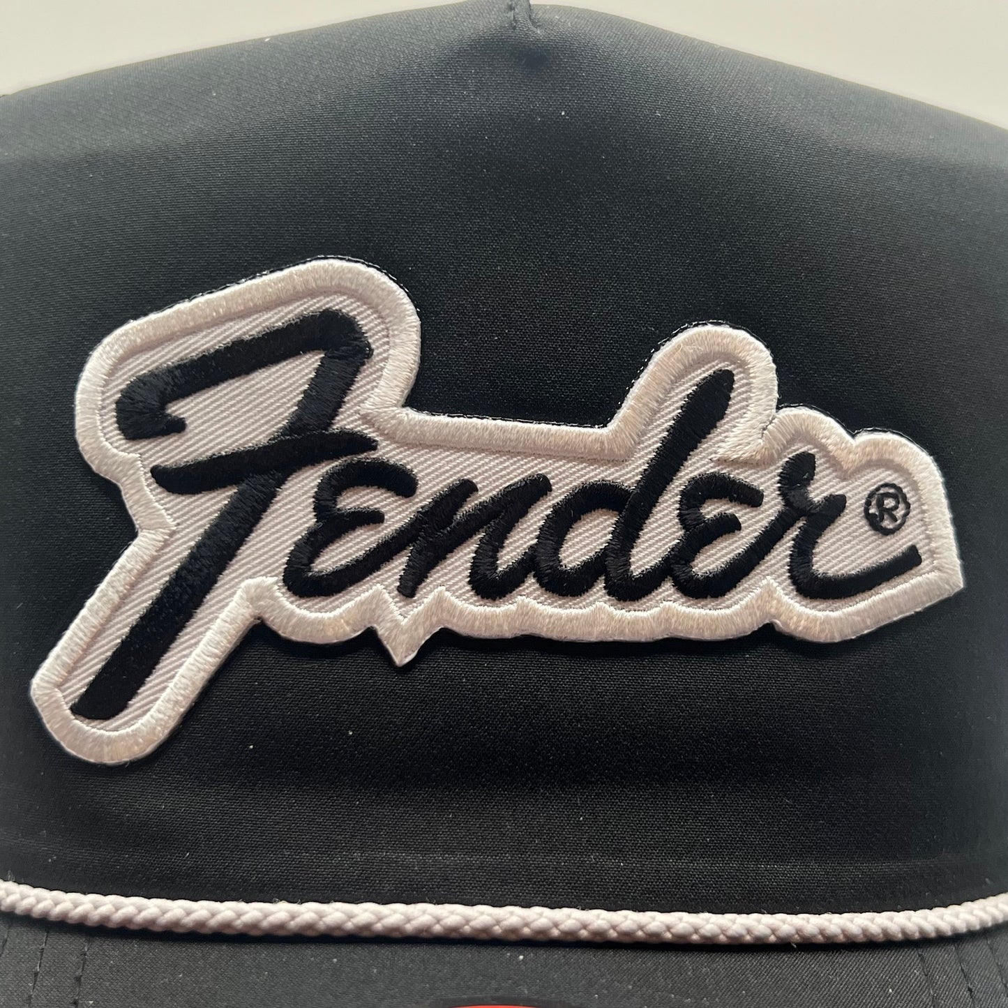 Fender Guitar Patch Cap | Black Imperial Rope Snapback