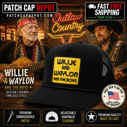 Willie & Waylon Patch Cap | Outdoor Cap Trucker